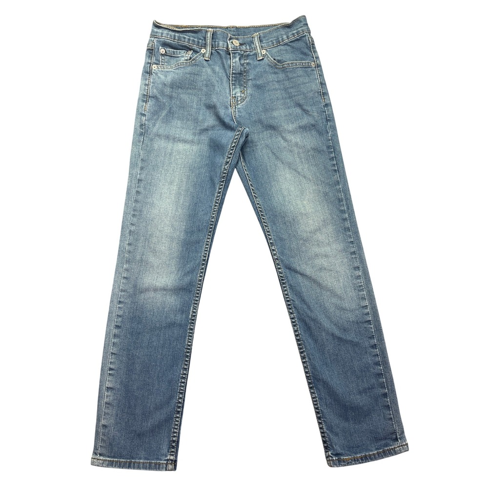 Levi's Slim Fit Jeans‎ Light Wash Denim Casual Everyday Mens Sz 29 Fits 27"